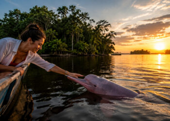 O segundo maior arquipélago fluvial do planeta fica no Brasil e é lar do boto-cor-de-rosa