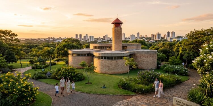 A única igreja de Lina Bo Bardi no interior do Brasil está em uma das maiores cidades mineiras