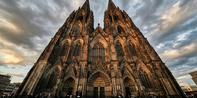 Com torres de 157 metros, a Catedral de Colônia levou séculos para concluir um projeto gótico medieval