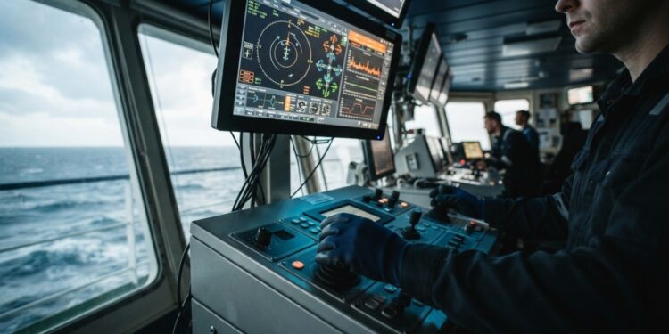 Operador DPO mantém navios offshore em uma posição precisa