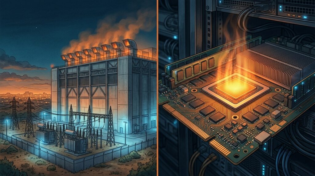 Centros de dados de inteligência artificial consomem tanta eletricidade que começam a disputar energia com cidades e grandes indústrias