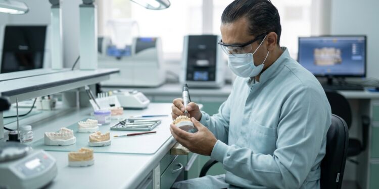Técnico em prótese dentária, sua formação e trabalho no laboratório