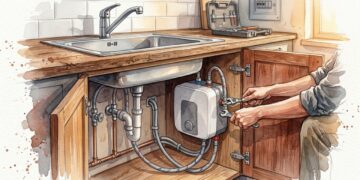 Quanto custa ter água quente na torneira da cozinha sem instalar um grande aquecedor central