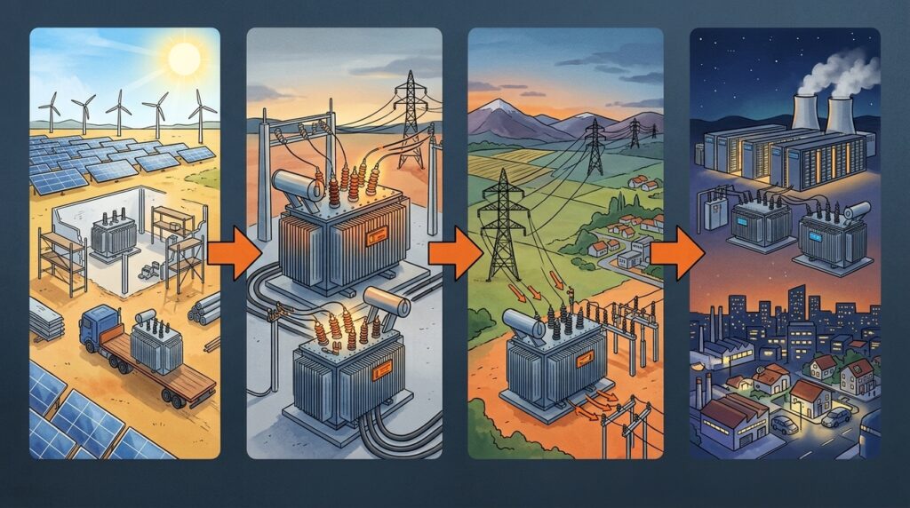 Transformadores gigantes viraram o gargalo invisível que pode atrasar usinas, data centers e indústrias