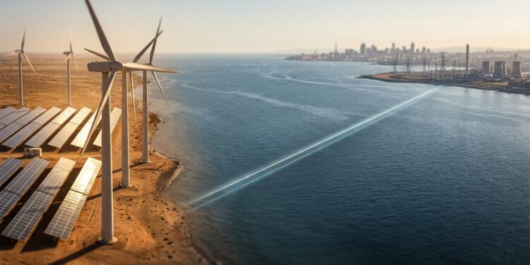 Marrocos e Reino Unido avançam no cabo elétrico submarino de 3.800 quilômetros que tenta levar sol e vento do deserto direto para milhões de casas europeias