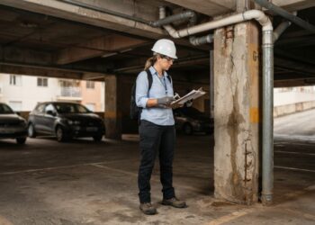 Inspetor predial procura falhas no edifício antes que infiltrações e corrosão virem reformas milionárias