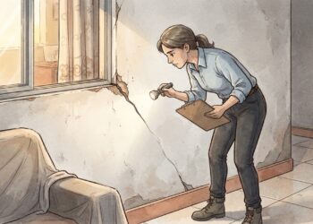 Quando uma trinca na parede é apenas acabamento e quando pode indicar movimentação da estrutura