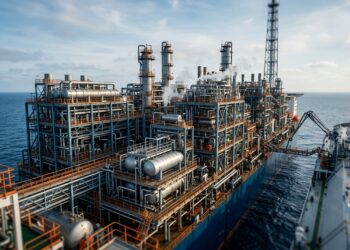 FLNG transforma gás natural em líquido no oceano e reduz a dependência de grandes gasodutos