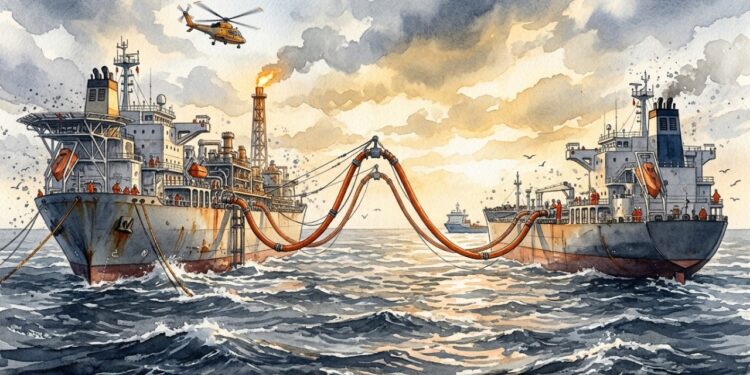 Como funcionam os navios aliviadores no transporte de petróleo?