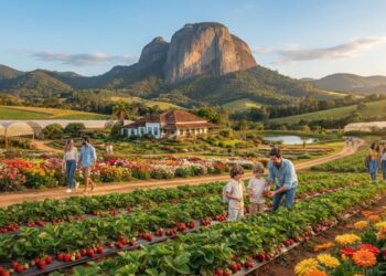 A cidade do morango que também produz 25% de todas as flores comercializadas no Brasil