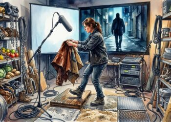 Artista de Foley usa legumes, sapatos e objetos comuns para criar os sons que ouvimos nos filmes