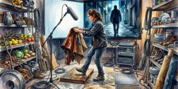 Artista de Foley usa legumes, sapatos e objetos comuns para criar os sons que ouvimos nos filmes