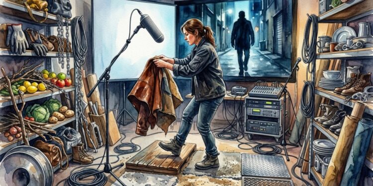 Como o artista de Foley cria sons para filmes e séries