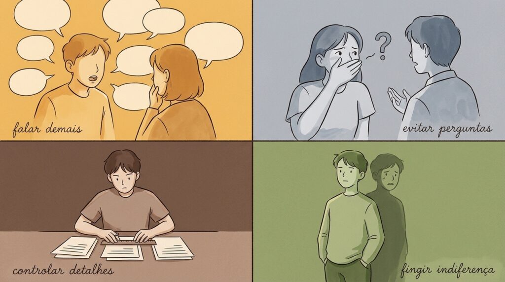 4 comportamentos que podem aparecer quando alguém tenta esconder a própria insegurança