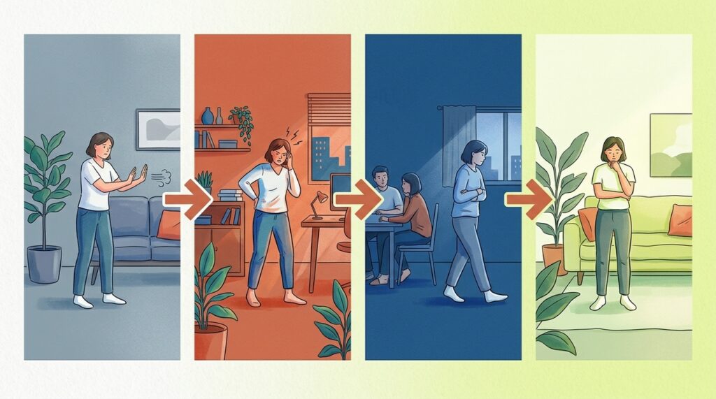 3 atitudes que podem aparecer quando alguém passa tempo demais ignorando as próprias emoções