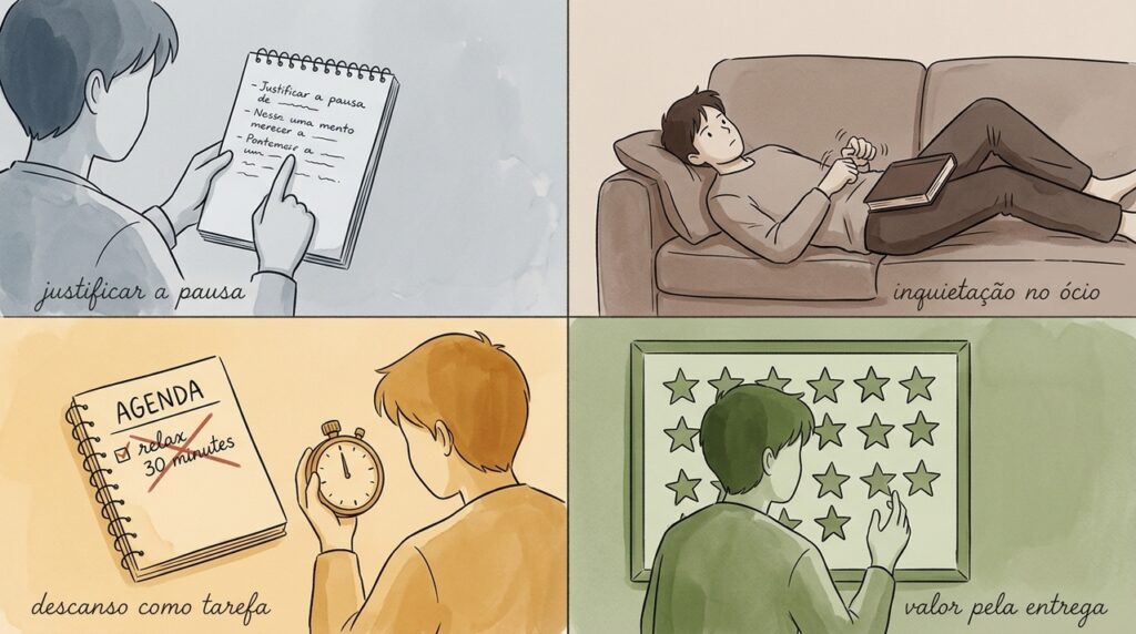 A psicologia explica por que algumas pessoas sentem culpa ao descansar e parar por alguns instantes