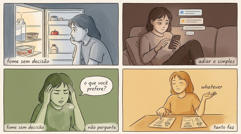 A psicologia explica por que decidir demais pode cansar a mente antes mesmo das tarefas terminarem
