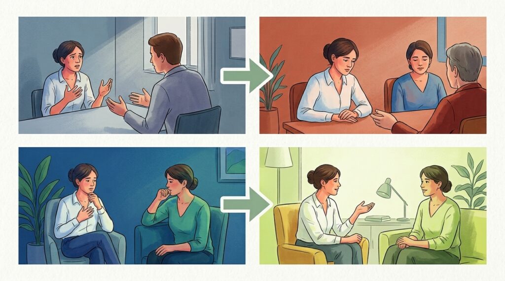 Pessoas que evitam contato visual em conversas difíceis podem estar tentando se proteger emocionalmente