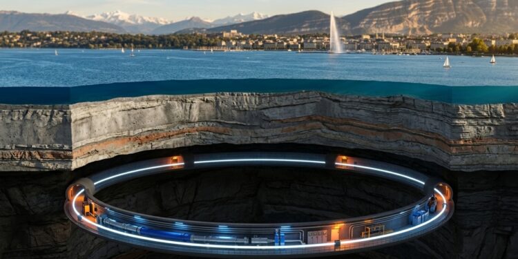O túnel circular de 91 quilômetros que pode passar sob o Lago de Genebra para abrigar a próxima máquina gigante da física