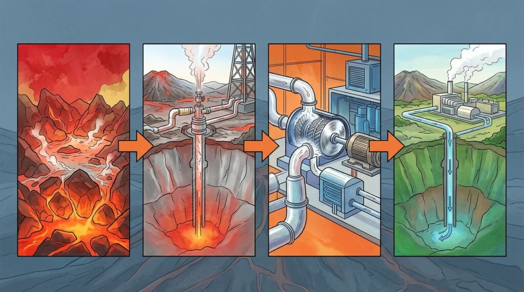 Islândia, Quênia, Indonésia e Filipinas têm vulcões, calor subterrâneo e uma vantagem energética que poucos países conseguem copiar