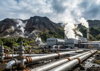 Com poços de até 3 km e vapor a centenas de graus, usina geotérmica transforma o calor escondido da Terra em eletricidade constante