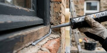 A fresta fina ao redor da janela pode levar água para dentro da parede e só aparecer quando a pintura começar a estufar
