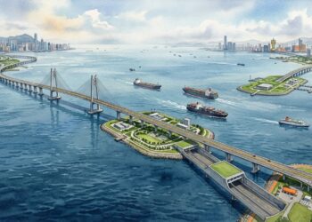 Com 55 km sobre o mar, a ponte que liga Hong Kong, Zhuhai e Macau usa túneis submarinos e ilhas artificiais para encurtar uma viagem que antes levava horas