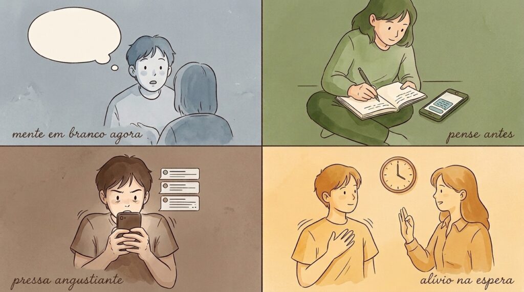A psicologia explica por que algumas pessoas sentem alívio quando ninguém exige resposta imediata