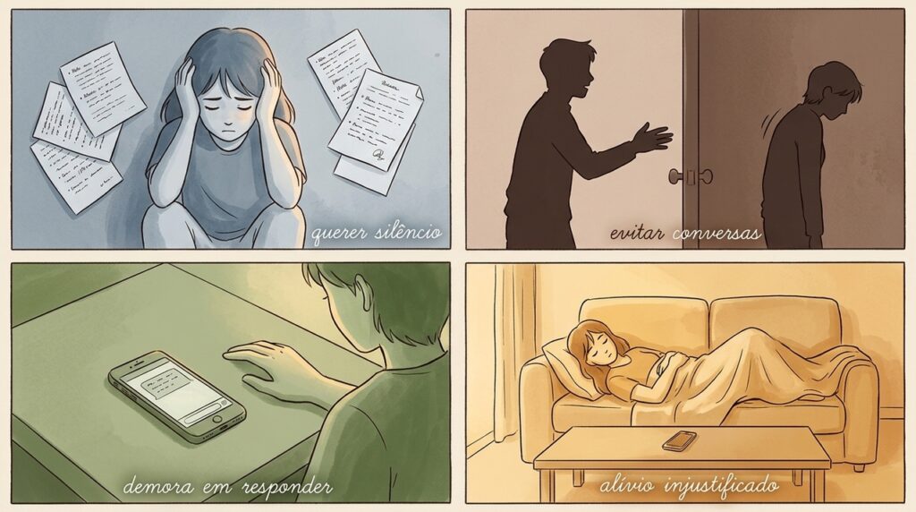 A psicologia explica por que a sobrecarga emocional pode despertar uma vontade intensa de sumir por um tempo