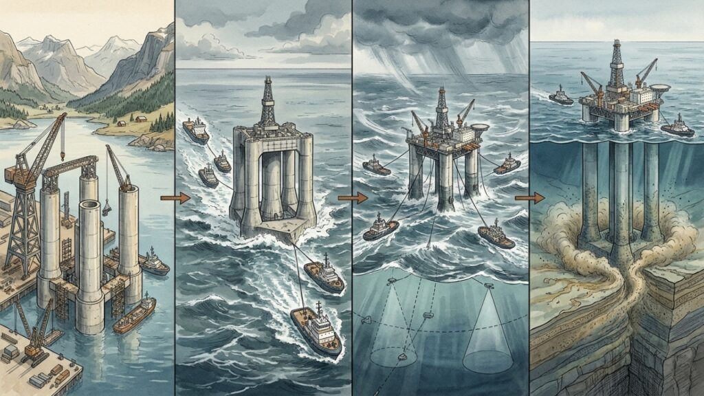 Como a plataforma Troll A virou um marco offshore