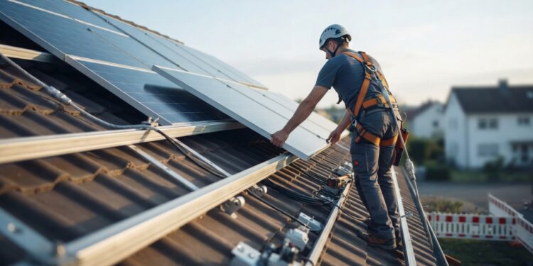 O que faz um montador fotovoltaico e por que eletricidade e trabalho em altura definem essa carreira?