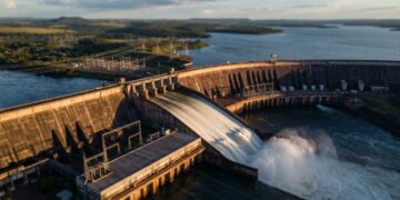 Com 20 unidades geradoras e 14 mil MW, Itaipu continua sendo uma estrutura que transforma água em energia para 2 países ao mesmo tempo