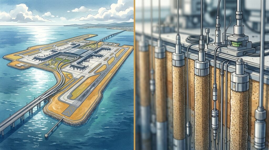 A ilha artificial de Kansai mostra como o Japão levou um aeroporto inteiro para a Baía de Osaka