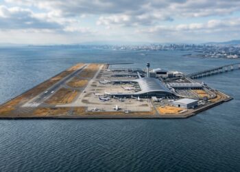 A ilha artificial de Kansai mostra como o Japão levou um aeroporto inteiro para a Baía de Osaka