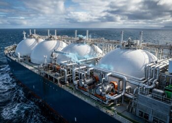 O vapor que nasce a -162 °C nos tanques de GNL pode mover o navio que transporta a própria carga