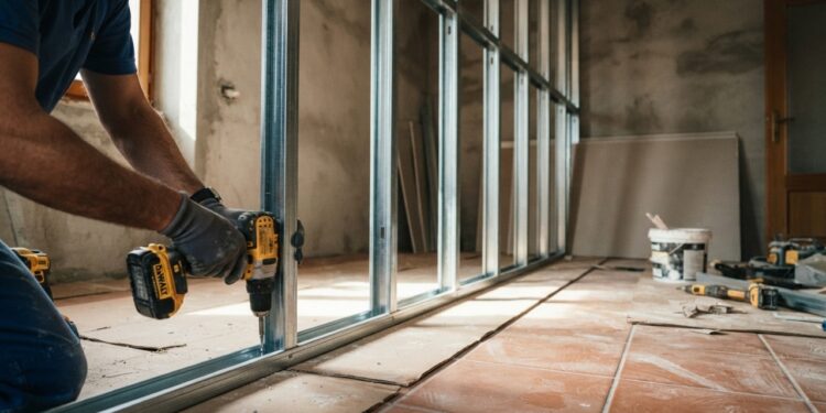 Quanto custa fazer parede de drywall para dividir ambientes?