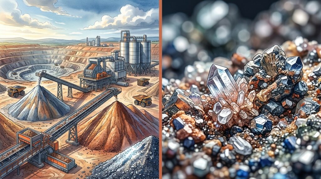 RD Congo, Indonésia, Chile, Austrália e China têm minerais diferentes, mas todos seguram uma parte sensível da transição energética mundial