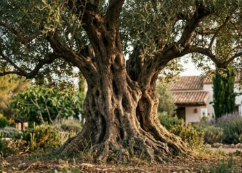 Oliveira de 500 anos é movida para jardim residencial