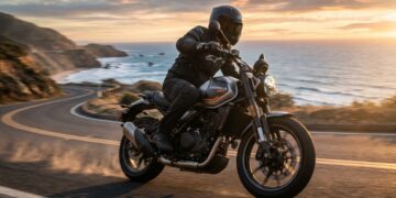 Royal Enfield Guerrilla 450 une torque e modos de condução