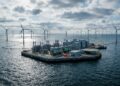 Ilha energética no Mar do Norte reúne turbinas, cabos e subestações para levar energia limpa à Europa