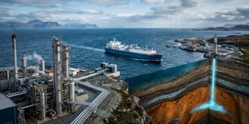 Noruega enterra milhões de toneladas de CO₂ sob o Mar do Norte e transforma antigas reservas de petróleo em depósitos permanentes de carbono