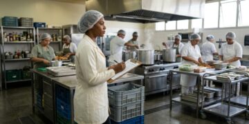 O trabalho do nutricionista em UAN começa antes de a comida chegar à cozinha
