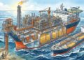 A cidade flutuante que produz petróleo reúne moradia, energia e máquinas em pleno oceano aberto