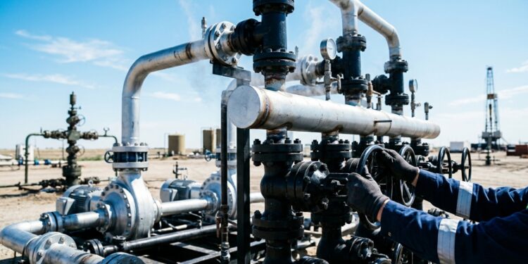 Como a injeção de água e gás mantém um campo de petróleo produzindo