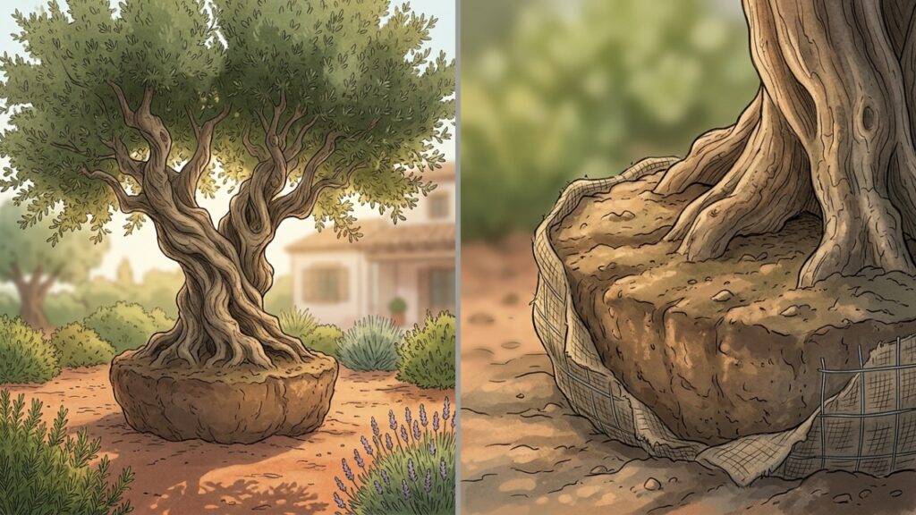 Oliveira de 500 anos é movida para jardim residencial