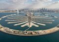 Com mais de 100 milhões de m³ de areia, Dubai criou uma palmeira gigante sobre o Golfo Pérsico