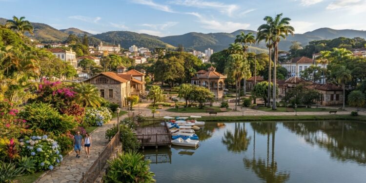 Um casal italiano inventou o Catupiry aqui em 1911: Lambari tem seis fontes minerais e um lago no centro
