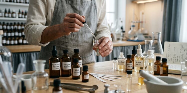O que faz um perfumista profissional e por que anos de treinamento olfativo podem levar a uma carreira altamente especializada?