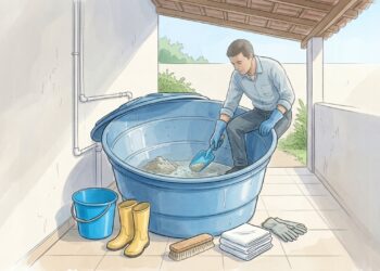 Como limpar a caixa-d’água de casa sem contaminar a água