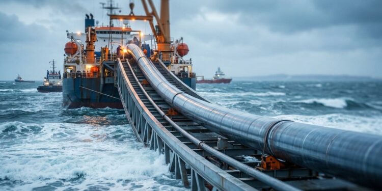 Como embarcações instalam pipelines submarinos com S-lay e J-lay?
